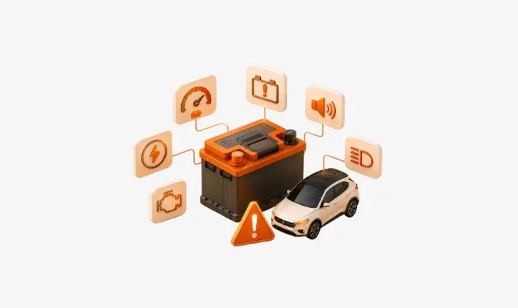 علائم هشدار قبل از خراب شدن باتری ماشین