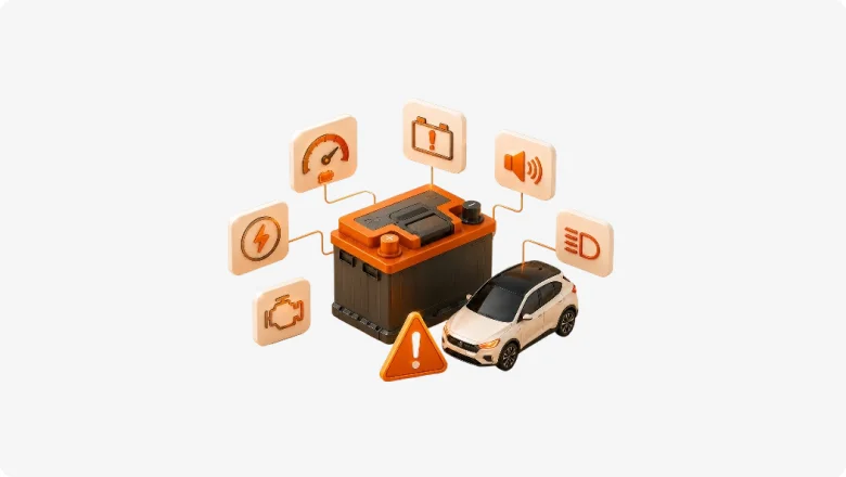 علائم هشدار قبل از خراب شدن باتری ماشین